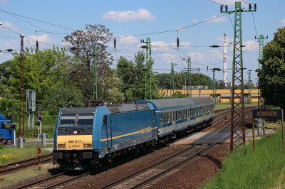 480 017 MÁV-START Hegyeshalom - Budapest (Raaber Ostbahn) Komarom    Railwayfans