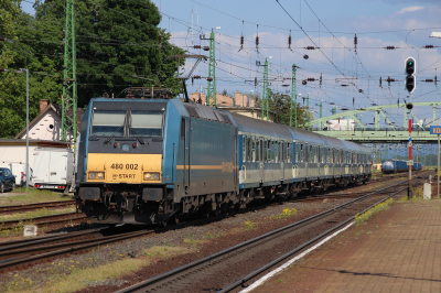 MÁV-START 480 002 in Komarom