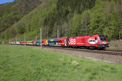 1116 249 ÖBB Südbahn | Wien Hbf -  Spielfeld Straß Pernegg    Railwayfans