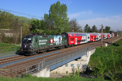 1116 182 ÖBB Nordwestbahn | Wien Floridsdorf  - Znojmo  Bisamberg  Bahnhofsbild  Railwayfans