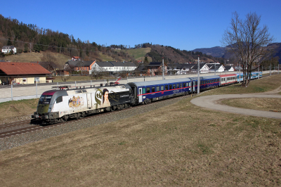 470 501 GYSEV Südbahn | Wien Hbf -  Spielfeld Straß Freie Strecke EC 151 (Emona) Stübing  Railwayfans