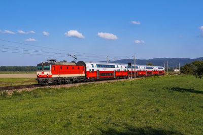 1144 117 ÖBB Franz-Josefsbahn | Wien FJB - Ceske Velenice Freie Strecke REX 2876 Muckendorf an der Donau  Railwayfans