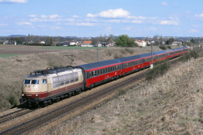 DB Fernverkehr AG 103 138 in Groß Sierning mit dem EC22