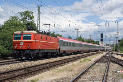 1044 040 ÖBB  Freie Strecke OEC733 Wien Liesing Frachtenbahnhof  Railwayfans