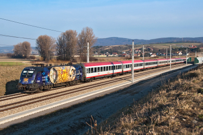 1116 077 ÖBB Westbahn Freie Strecke IC 740 Tullnerfeld (Ausfahrt Wienerwaldtunnel)  Railwayfans