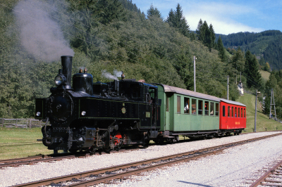 Bh1 StLB Murtalbahn Ramingstein Thomatal  Bahnhofsbild  Railwayfans