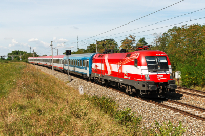 1116 005 ÖBB  Freie Strecke EC 961 Neudorf bei Parndorf  Railwayfans