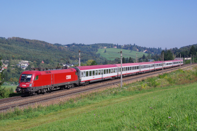1016 018 ÖBB Westbahn | Wien Westbahnhof - St. Pölten (alt) Freie Strecke OIC866 Eichgraben  Railwayfans