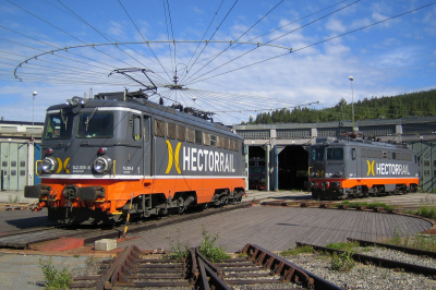 142 105 Hectorrail  Freie Strecke  Ånge  Railwayfans