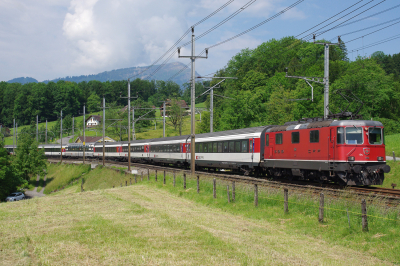 Re 4/4 II 11151 SBB  Freie Strecke Interregio Steinen  Railwayfans