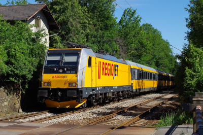 386 203 Regiojet Verbindungsbahn (Wien Meidling - Wien Penzing/Wien Hütteldorf) Freie Strecke LP 14755 EK Veitingergasse  Railwayfans
