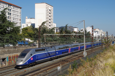 SNCF TGV 296 in Lyon Part-Dieu