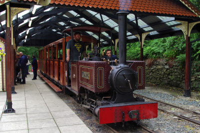 Groudle Glenn Railway (Isle of Man) Annie in Lhen Coan