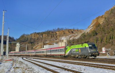 1016 014 ÖBB Südbahn | Wien Hbf -  Spielfeld Straß Peggau-Deutschfeistritz IC 515 Bahnhofsbild  Railwayfans