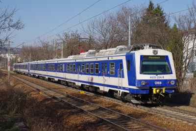 ÖBB 4020 204 in Stadlergasse (Verbindungsbahn)