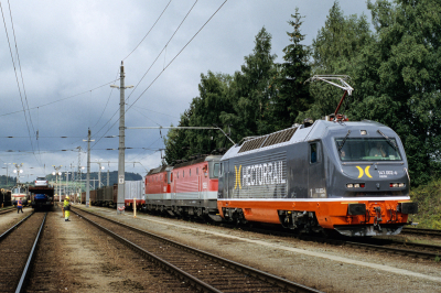 141 002 Hectorrail  Summerau 44504 Bahnhofsbild  Railwayfans