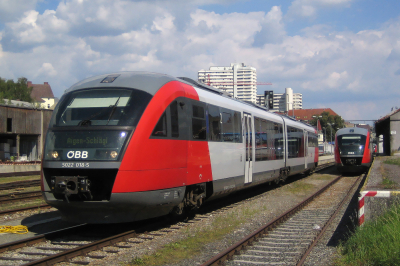 5022 018 ÖBB Mühlkreisbahn | Linz Urfahr - Aigen Schlägl Linz Urfahr  Bahnhofsbild  Railwayfans