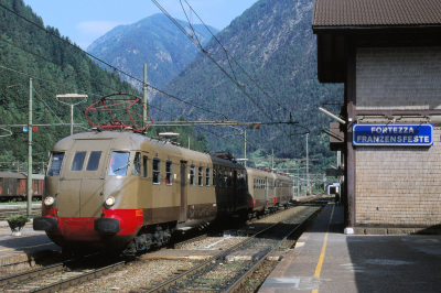 Ale 840 5416 Ferrovie dello Stato Italiane (FS)  Fortezza/Franzensfeste  Bahnhofsbild  Railwayfans