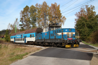 České dráhy 210 052 in Rybnik