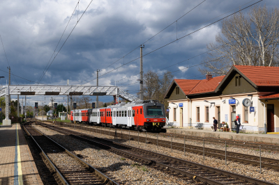 4020 313 ÖBB Franz-Josefsbahn | Wien FJB - Ceske Velenice Kritzendorf S40 21039 Bahnhofsbild  Railwayfans