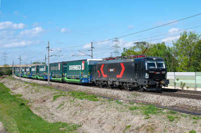 370 069 Cargounit Ostbahn | Wien Hbf - Hegyeshalom Freie Strecke TEC 41117 Pellendorf  Railwayfans