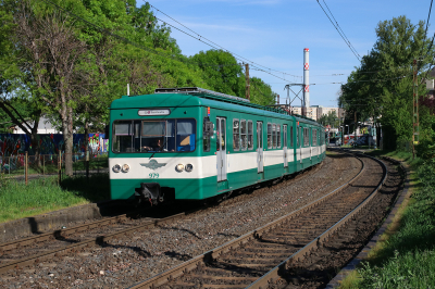 979 Budapesti Helyiérdekű Vasút  Freie Strecke  Filatorigat  Railwayfans