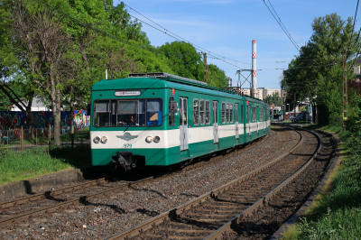 Budapesti Helyiérdekű Vasút 979 in Filatorigat