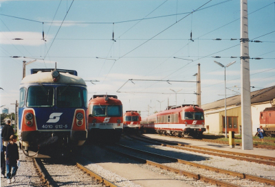4010 012 ÖBB  Ehemalige Zugförderung Wien Süd  Bahnhofsbild  Railwayfans