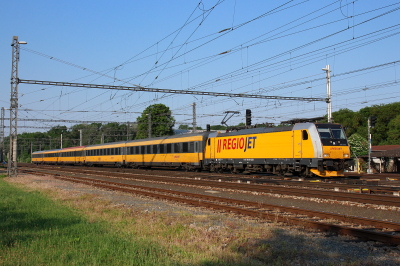 386 203 Regiojet  Freie Strecke  Breclav  Railwayfans