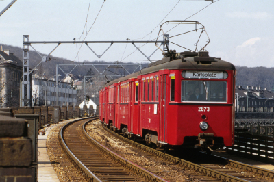 N1 2873 Wiener Verkehrsbetriebe  Freie Strecke  Rampe Ober St. Veit  Railwayfans