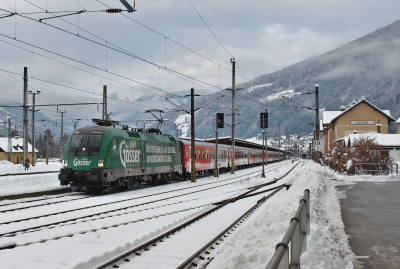 ÖBB 1016 021 in Selzthal mit dem SD14284