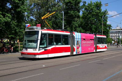 DPMB 1813 in Brno Moravské náměstí