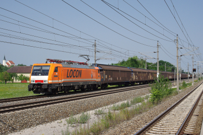 Locon 189 821 in Krenstetten-Biberbach mit dem 48960