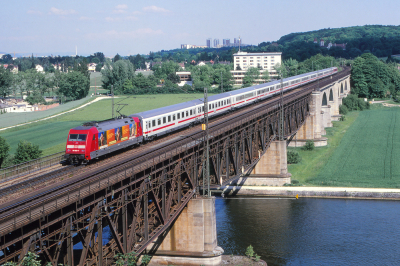 101 053 DB Fernverkehr AG  Freie Strecke  Kleinprüfening (Donaubrücke)  Railwayfans