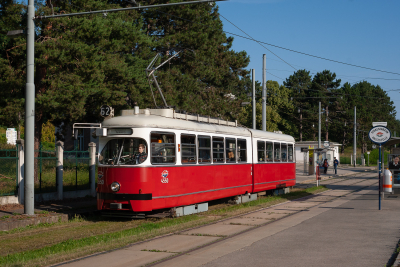 Wiener Linien E1 4550 in Versorgungsheimplatz