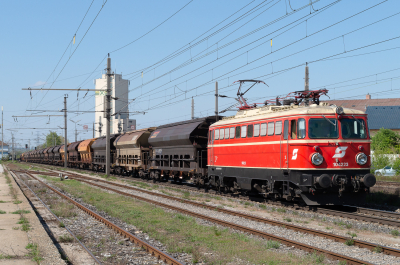 1042 023 Pro Lok Ostbahn | Wien Hbf - Hegyeshalom Freie Strecke  Großhaarbach  Railwayfans