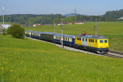 Regiobahn 1110 524 in Hilgertsheim mit dem SEZ 14871