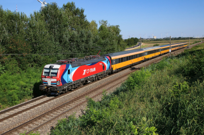 CT-Train 193 433 in Großhaarbach mit dem RGJ 1036