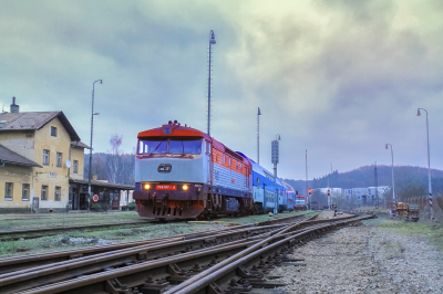 749 107 České dráhy  Freie Strecke  Petzerad  Railwayfans