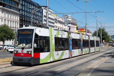 B1 781 Wiener Linien  Freie Strecke  Wiedner Gürtel  Railwayfans