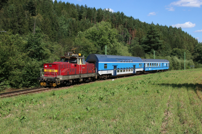 S458 0059 (210.059) České dráhy  Freie Strecke Os 18836 Techoraz  Railwayfans