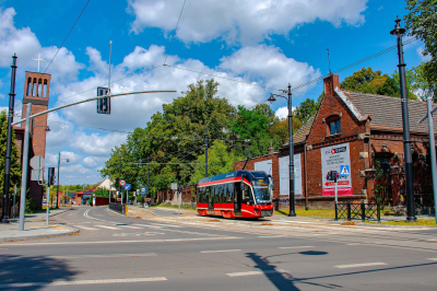 Tramwaje Śląskie 1019 in Neurandsberg mit dem 39