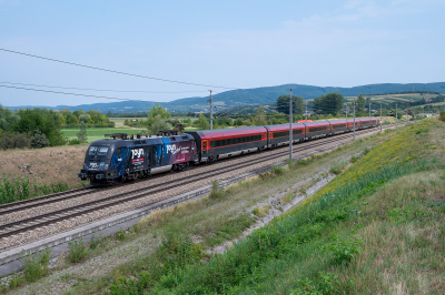 ÖBB 1116 208 in Klein Staasdorf mit dem Rj 268