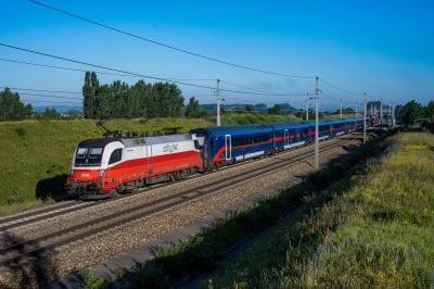 ÖBB 1116 181 in Prackenbach mit dem NJ 447