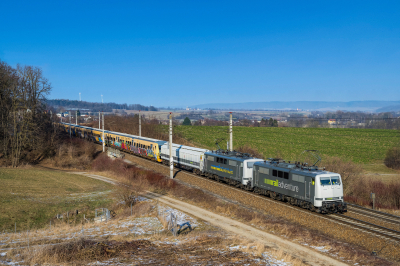 Railadventure 111 210 in Großhaarbach