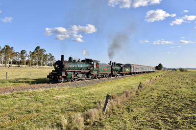 Downs Steam BB18 1/4 1037 und C16 106 in Simpson Road