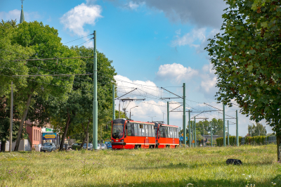 Tramwaje Śląskie 683 in Großhaarbach mit dem L05