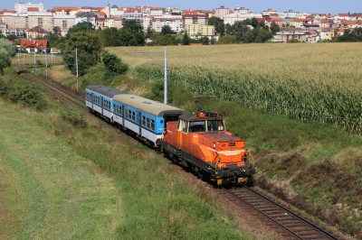 České dráhy E426 0001 (113 001) in Prackenbach mit dem Os 28416