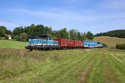 210 052 České dráhy  Freie Strecke Os 28804 Prackenbach  Railwayfans