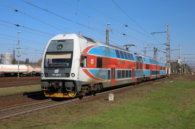 České dráhy 471 057 in Ostrava hl.n. mit dem Leerpersonenzug